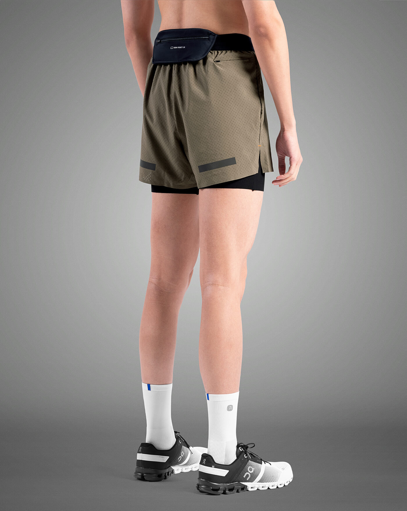 無內襯-馬拉松腰包短褲 | 4.5 inch hover