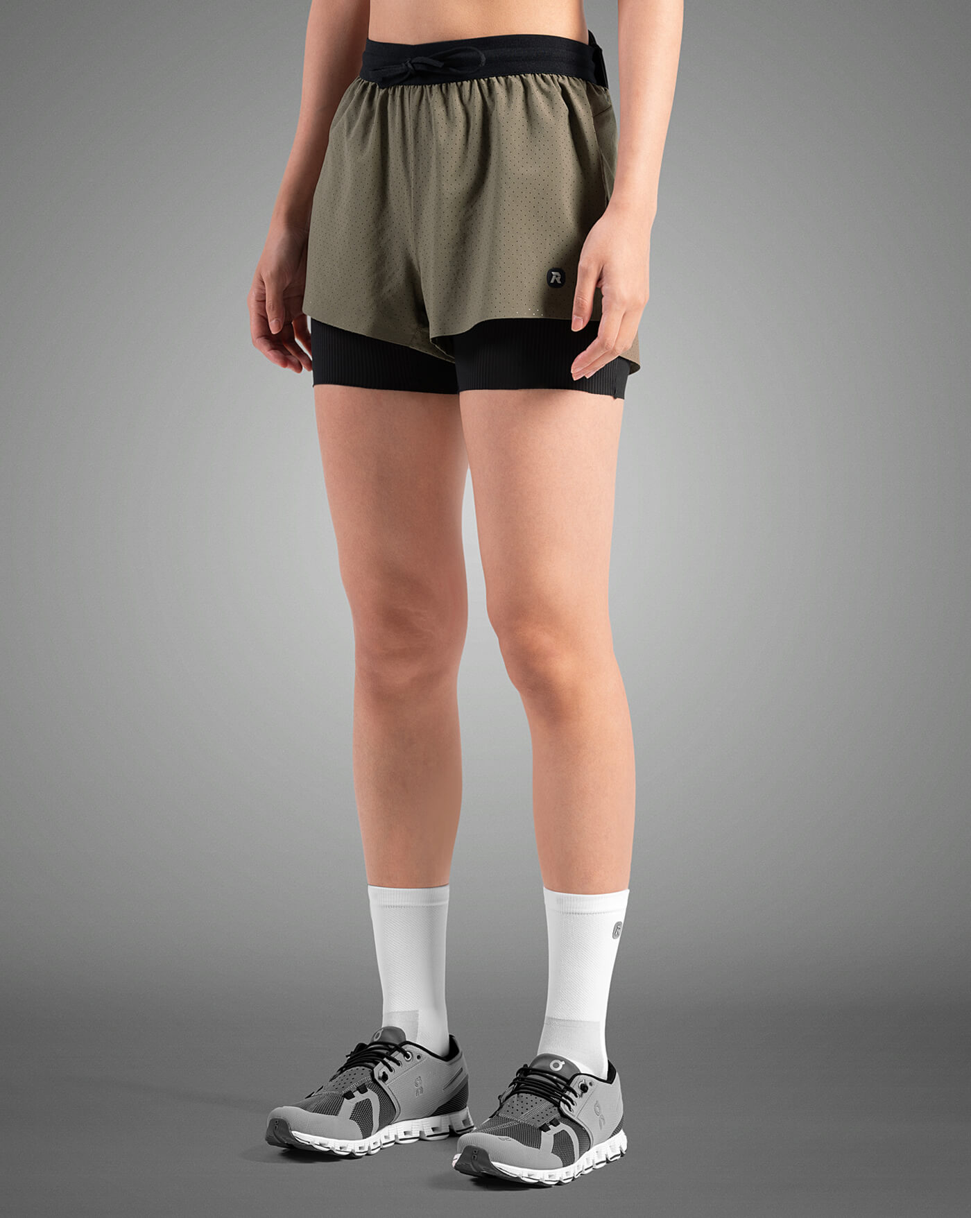 無內襯-馬拉松腰包短褲 | 3 inch